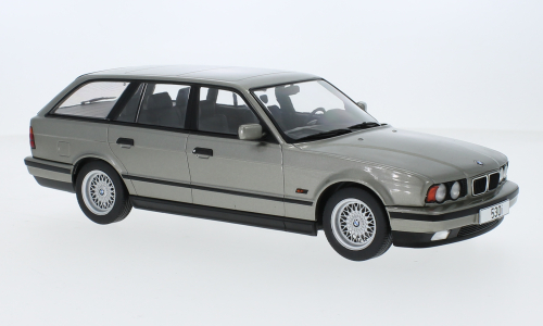 BMW 5er (E34) Touring 1991 Grijs Metallic - 1:18